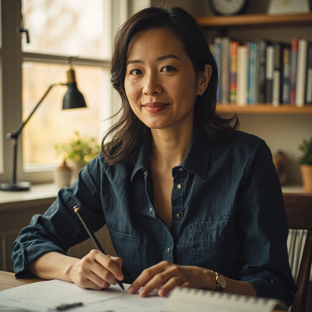 Portrait of Maya Chen, co-founder and editorial director.